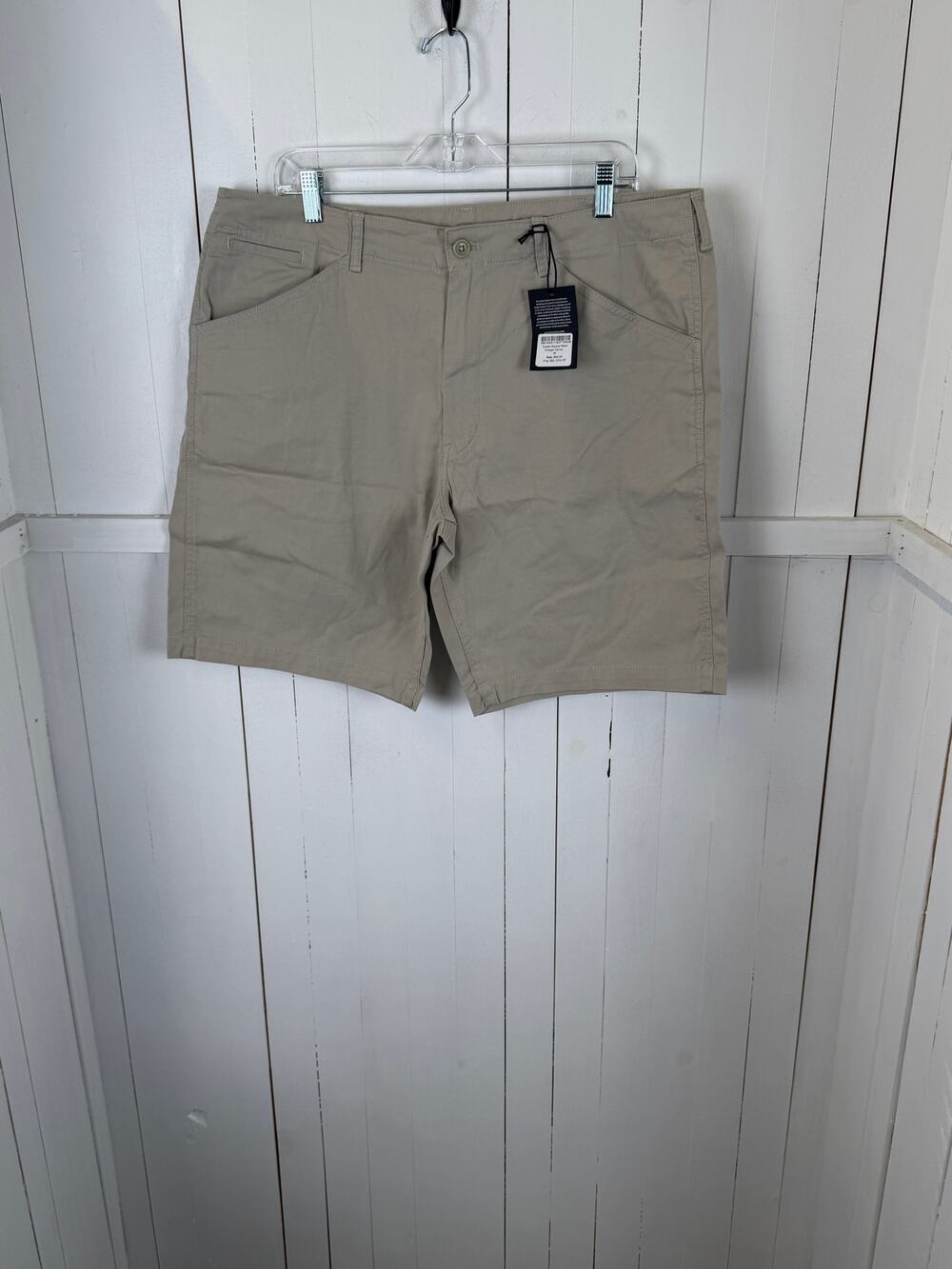 Buck Mason Tan Cotton Cargo Shorts Men's Size 36
